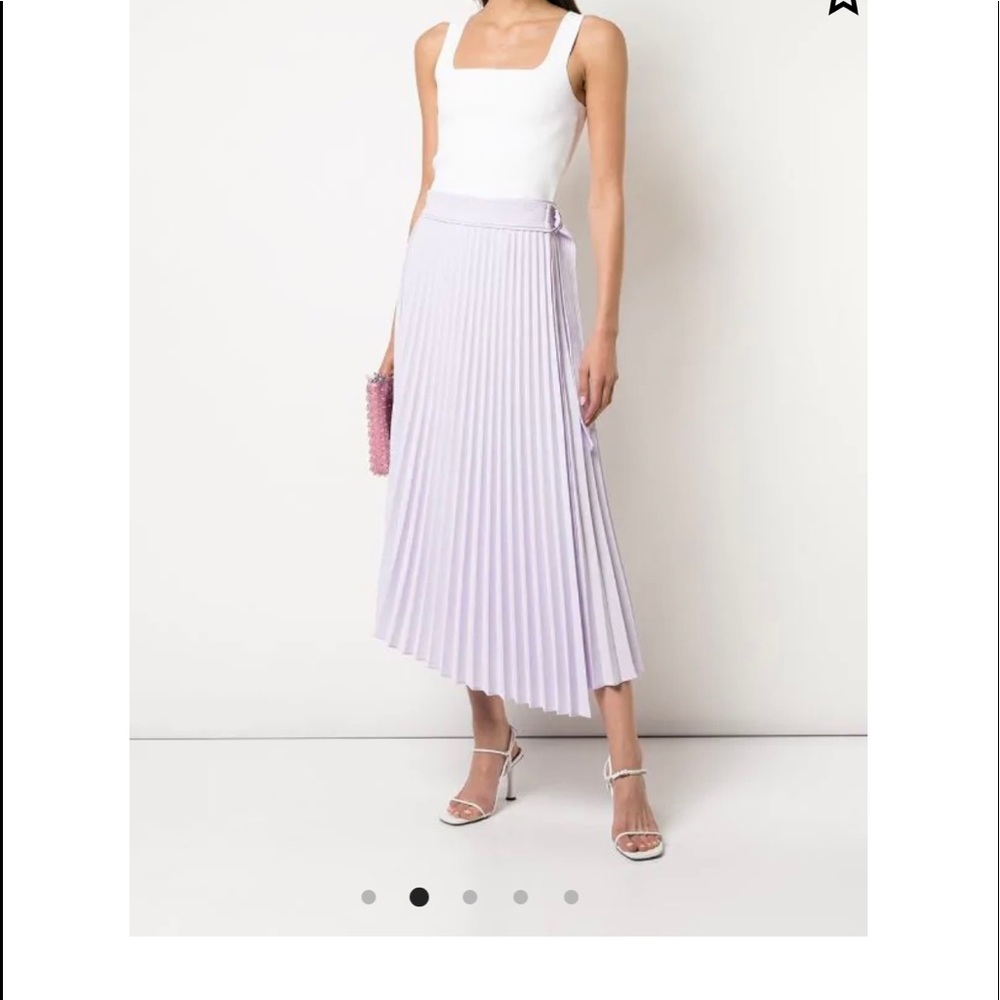 A.L.C. Lilac pleated maxi skirt NWT!